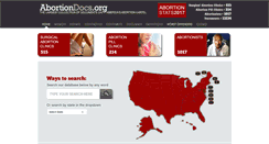 Desktop Screenshot of abortiondocs.org