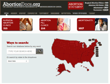 Tablet Screenshot of abortiondocs.org